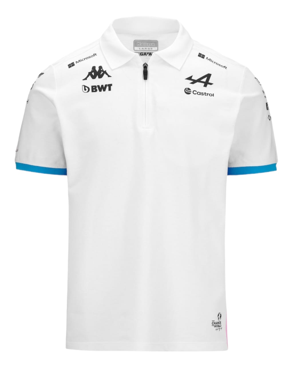 BWT Alpine F1 Team 2023 Polo Shirt - White GLT Racegear