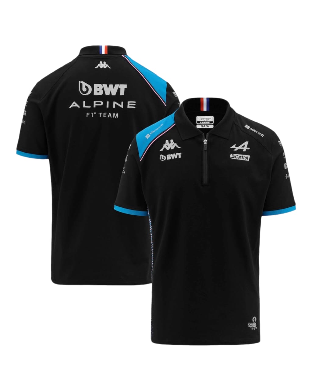 BWT Alpine F1 Team 2023 Polo Shirt - Black GLT Racegear