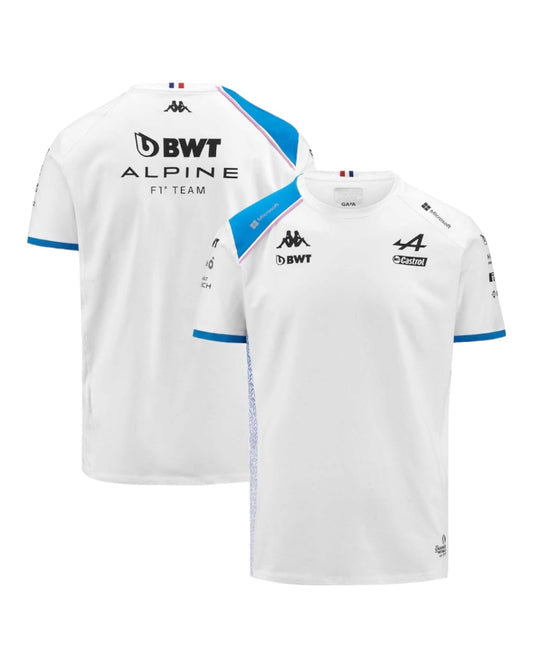 BWT Alpine F1 Team 2023 T-Shirt - White GLT Racegear