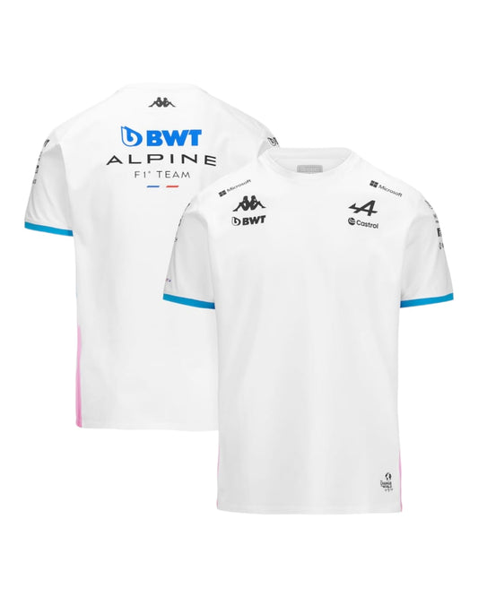 Alpine F1 Team BWT 2024 T-Shirt - White GLT Racegear
