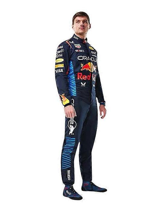 F1 Max verstappen Red bull Honda Oracle 2024 race suit