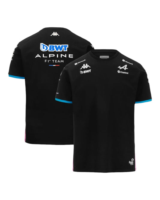 Alpine F1 Team BWT 2024 T-Shirt - Black GLT Racegear