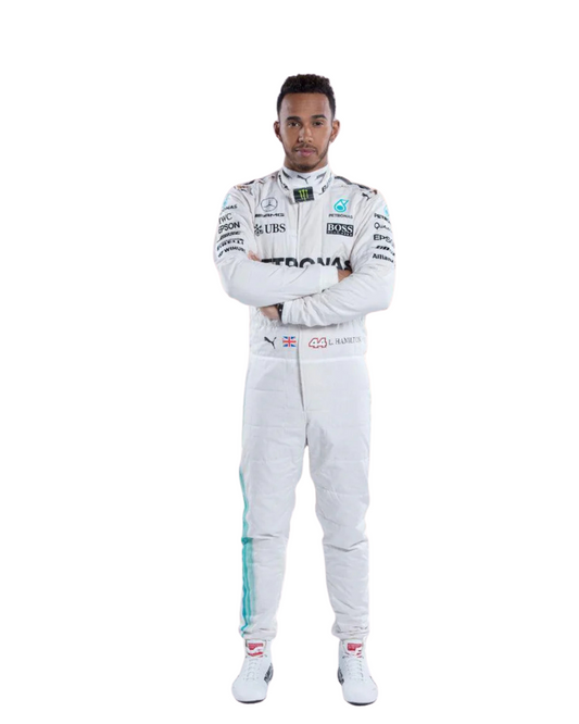 F1 Mercedes Lewis Hamilton 2017 race  suit