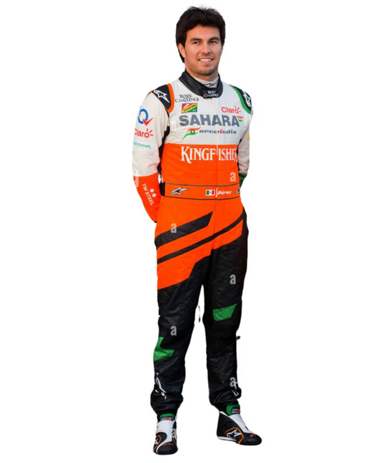 F1 Sergio perez  2014 Sahara force  race suit