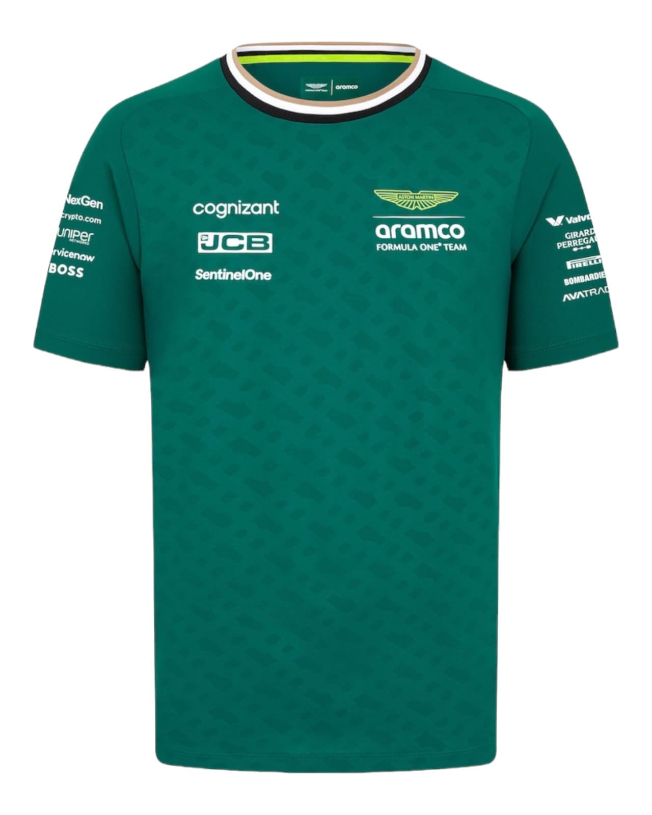 Aston Martin Aramco F1 2024 Fernando Alonso Team Driver T-Shirt GLT Racegear