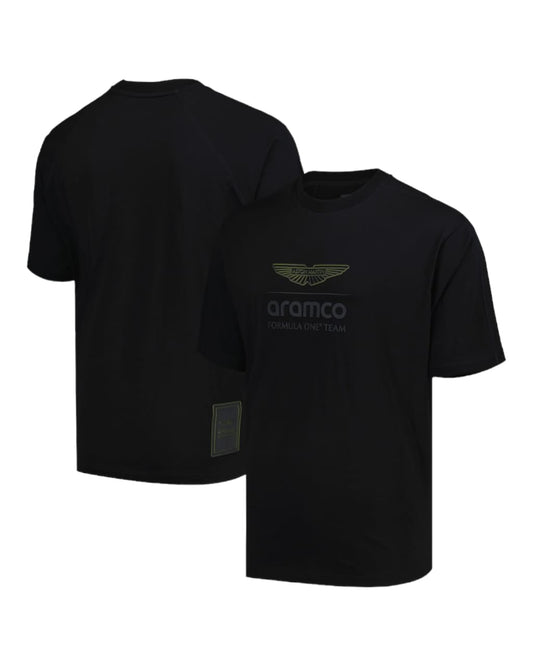 Aston Martin Aramco F1 Logo Stealth T-Shirt GLT Racegear
