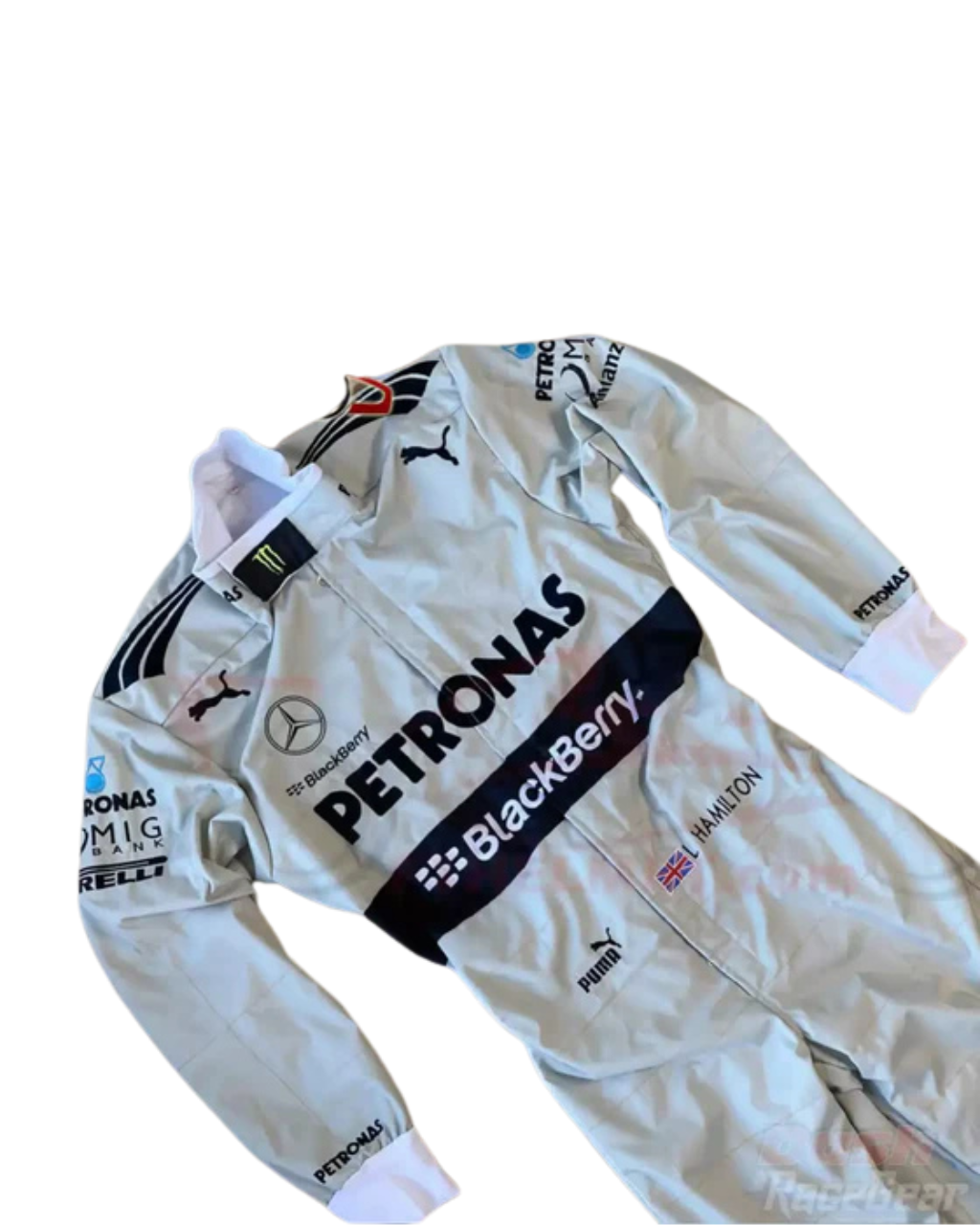 F1 Mercedes Lewis Hamilton 2013 race  suit