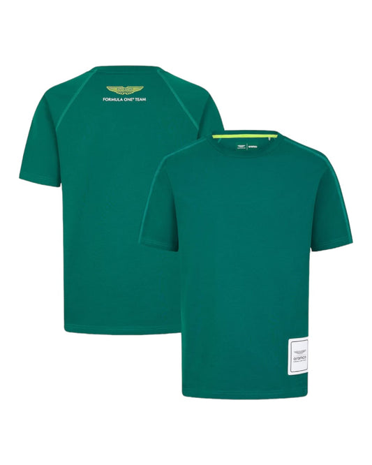 Aston Martin Aramco F1 Logo T-Shirt - Green GLT Racegear