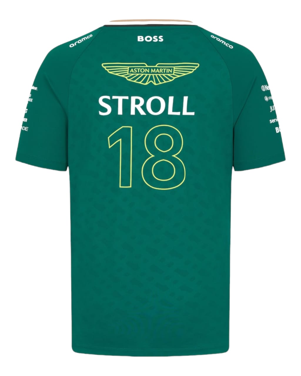 Aston Martin Aramco F1 2024 Lance Stroll Team Driver T-Shirt GLT Racegear