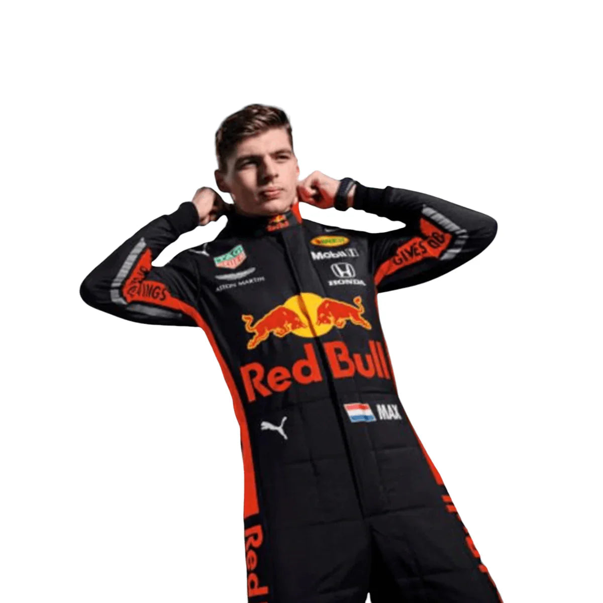 F1 Max verstappen Red bull Honda  2018 race suit
