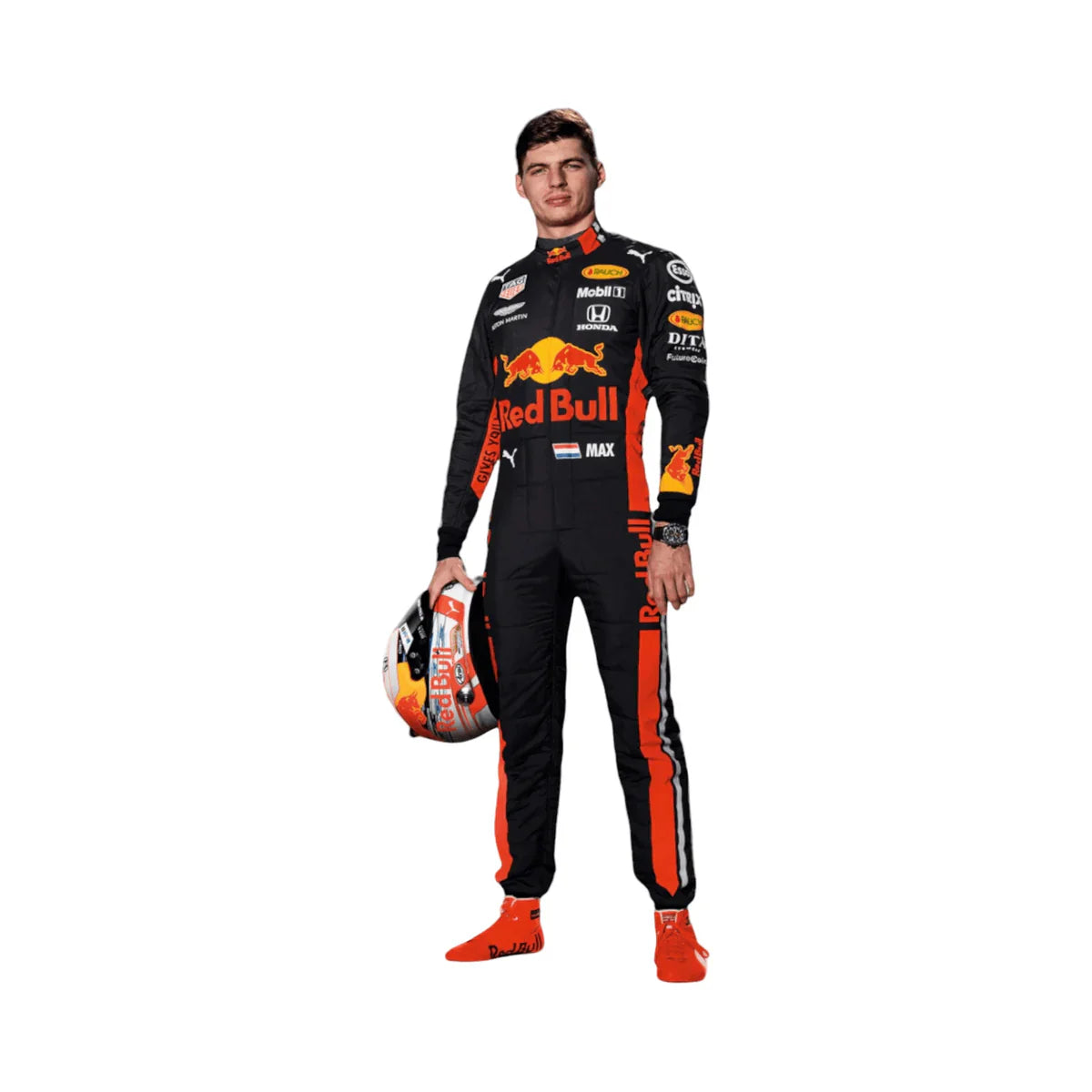 F1 Max verstappen Red bull Honda  2018 race suit