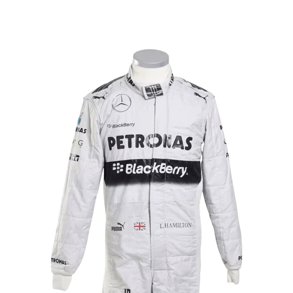 F1 Mercedes Lewis Hamilton 2014 race  suit