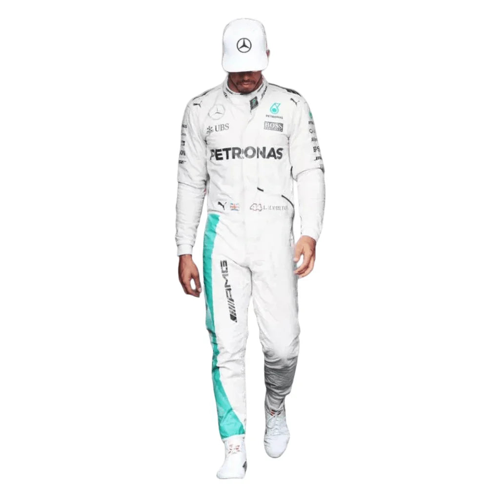 F1 Mercedes Lewis Hamilton 2016 race  suit