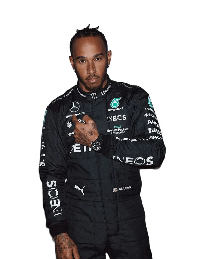 F1 Mercedes Lewis Hamilton 2023 Race  suit