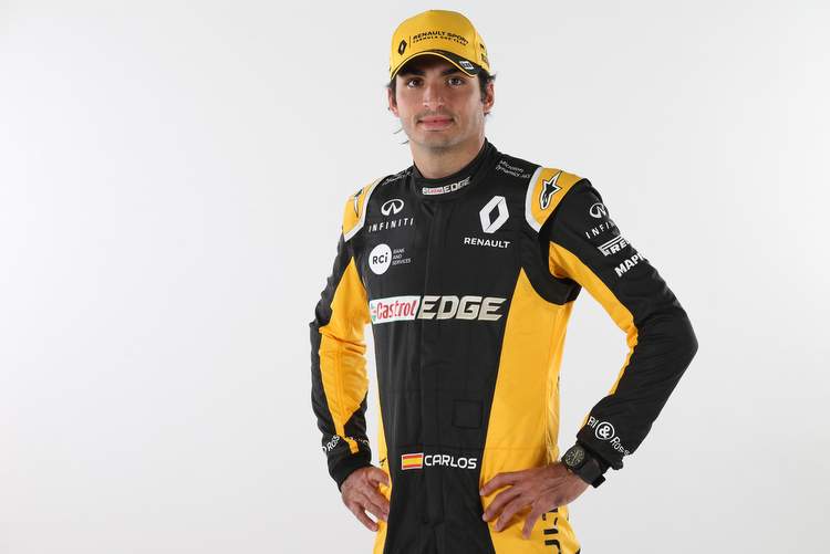 F1 Carlos Sainz 2017 race  suit