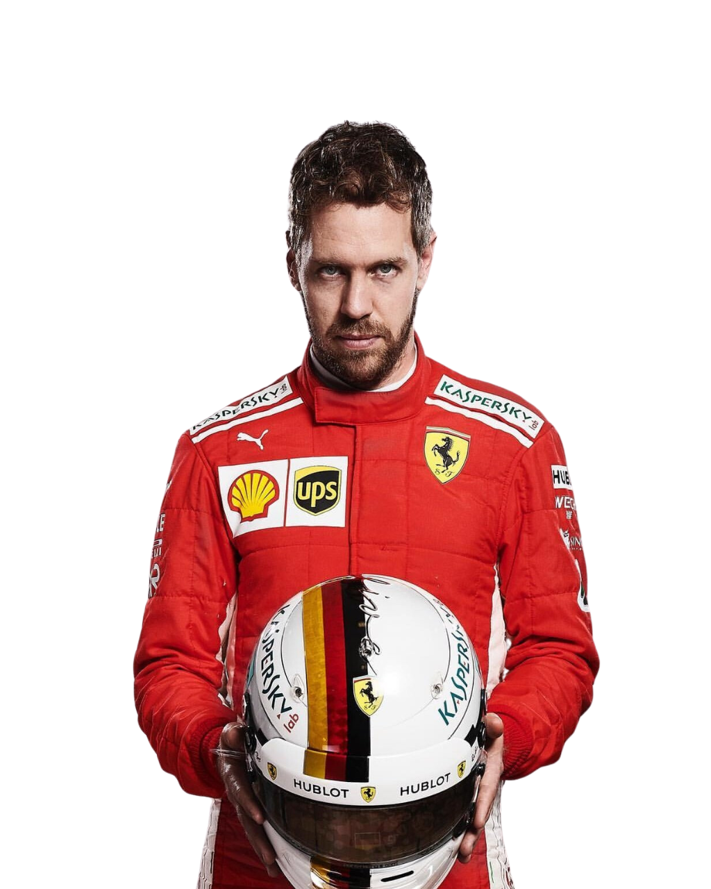 F1 Sebastian vettel  90 year 2019 ferrari race suit