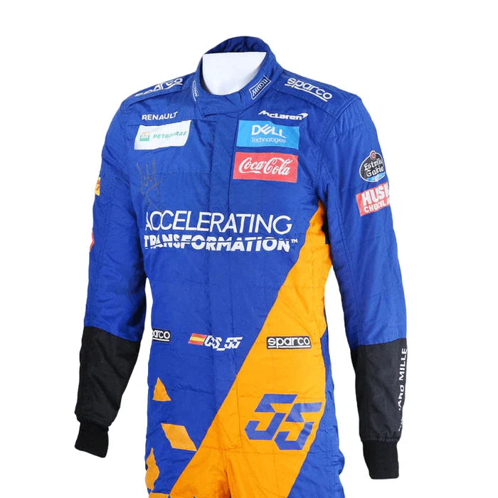 F1 Carlos Sainz 2019 race  suit