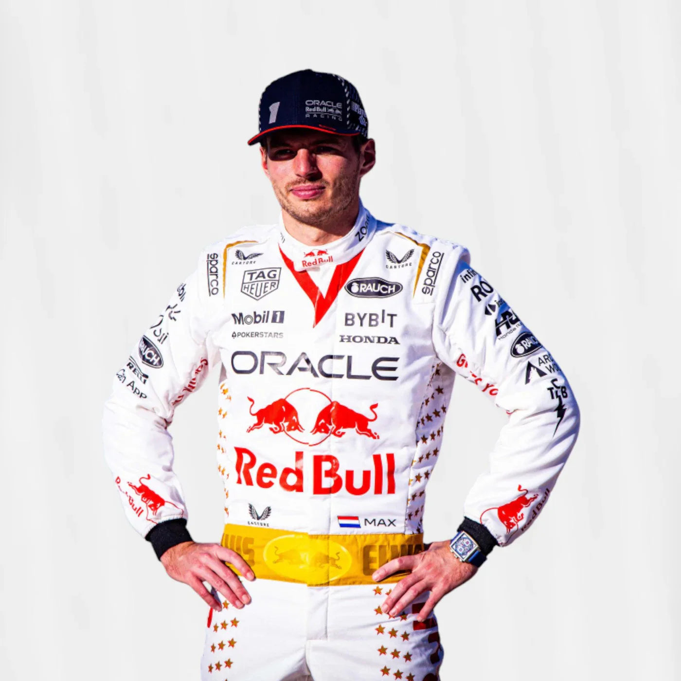 F1 Max verstappen Red bull  Las Vegas grand prix 2023 race suit