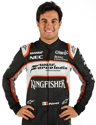 F1 Sergio perez  2017 Sahara force India race suit
